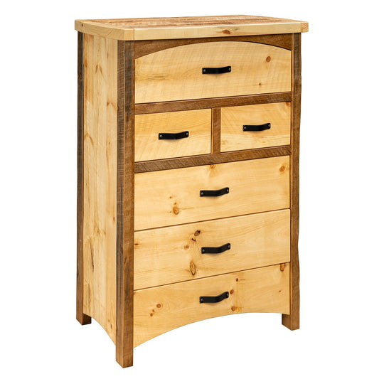 Canyon Rapids 6-Drawer Chest of Drawers: Rustic Elegance Meets Timeless Craftsmanship