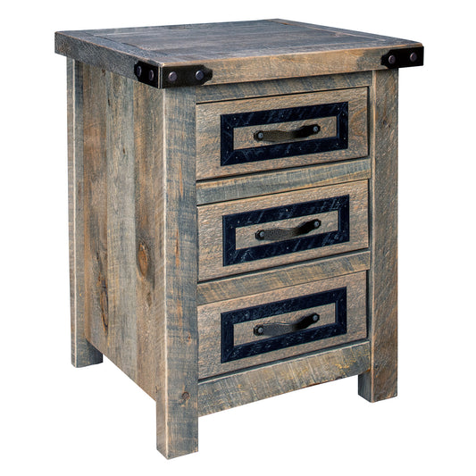 Heritage Pine 3 Drawer Night Stand