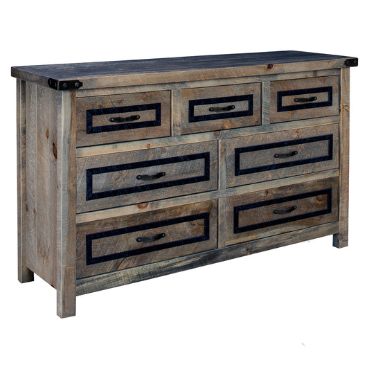 Heritage Pine 7 Drawer Dresser