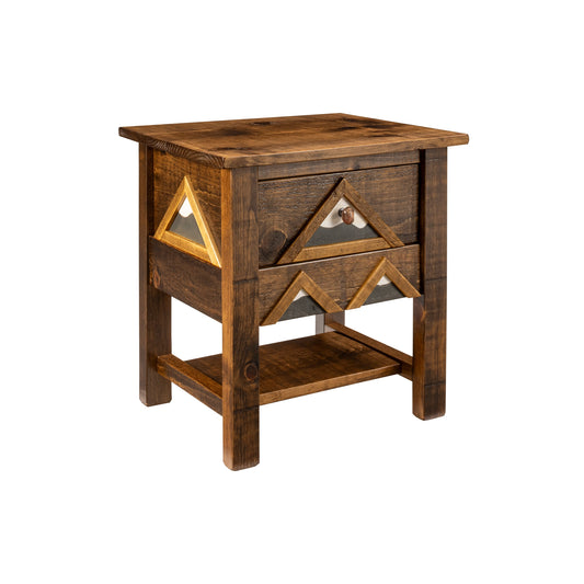 Appalachian Roots 1 Drawer Nightstand with Shelf