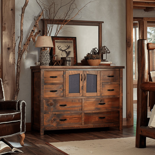 Western Frontier 6 Drawer Dresser