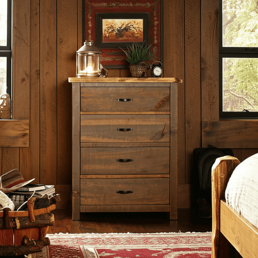 Echoes of Pine 4 Drawer Chest