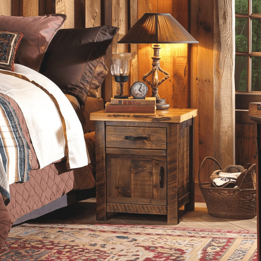 Echoes of Pine Enclosed Nightstand