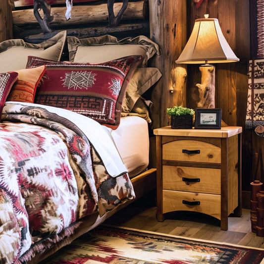 Trailbend Rough Sawn 3 Drawer Nightstand