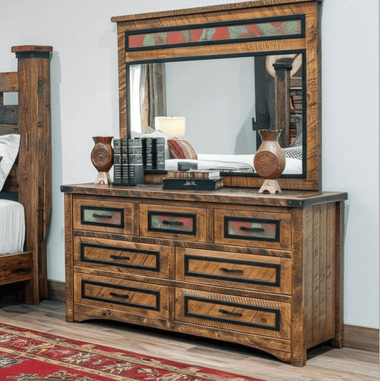 Copper Ridge 7 Drawer Dresser