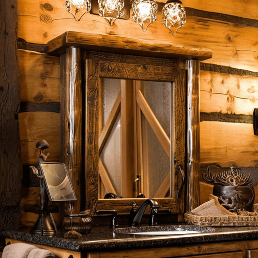 Heritage Hollow Log Medicine Cabinet