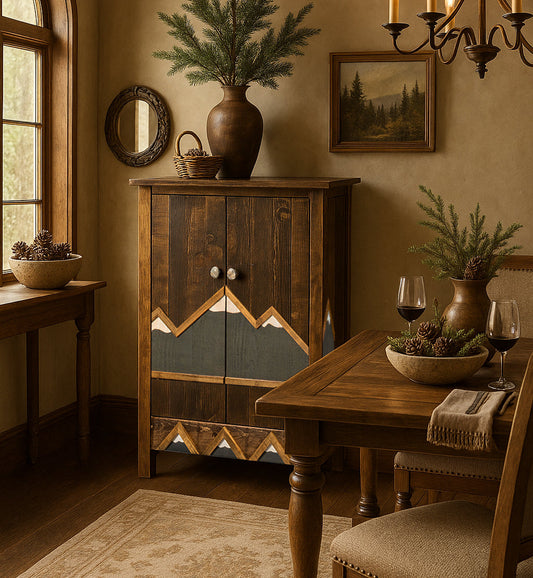 Appalachian Roots 2 Door Pantry Cupboard