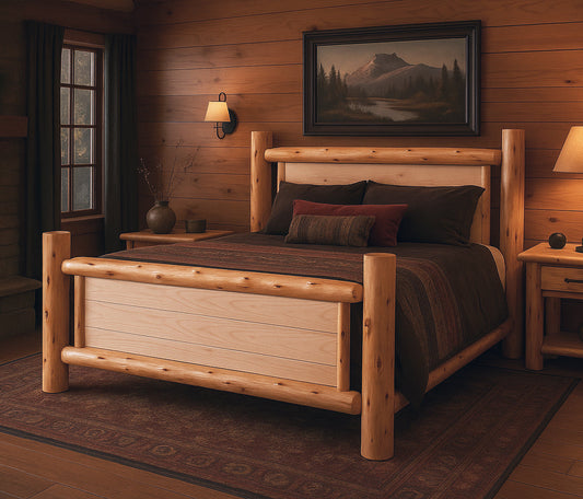 True North Timber Panel Log Bed