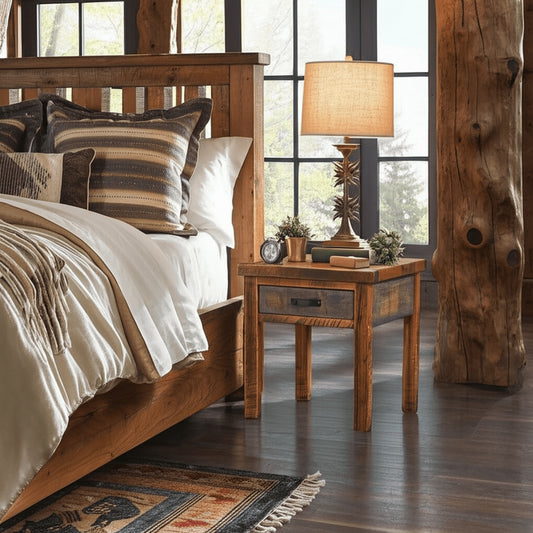 Millcraft Rough Sawn 1 Drawer Nightstand