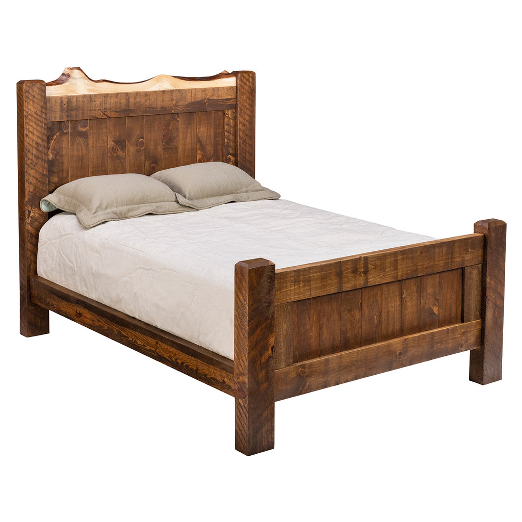 Canterbury Pine Panel Bed