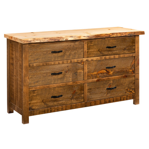 Canterbury Pine 6 Drawer Dresser