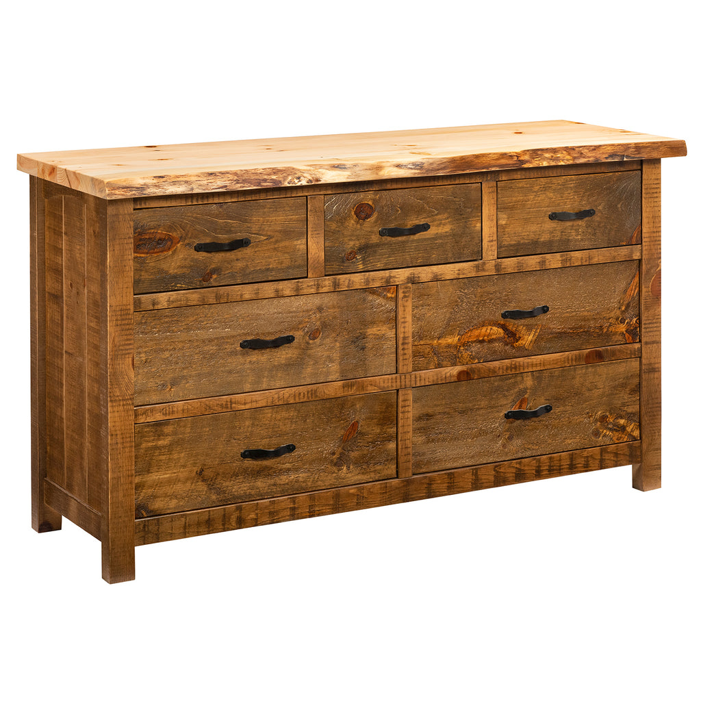 Canterbury Pine 7 Drawer Dresser