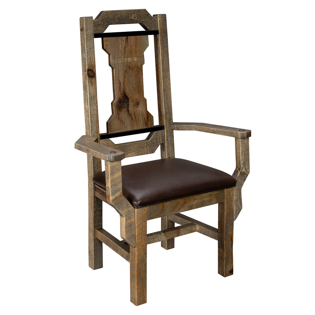 Black Diamond Arm Dining Chair