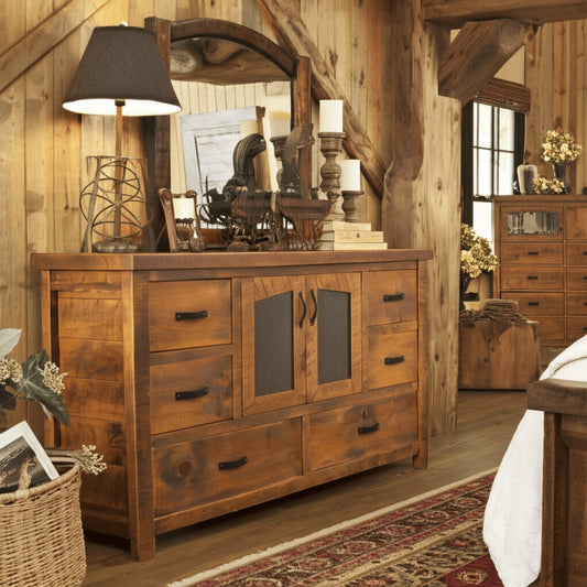 Western Frontier 6 Drawer Dresser