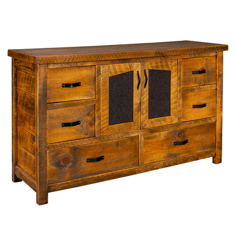 Rustic Ranchero 6 Drawer Dresser