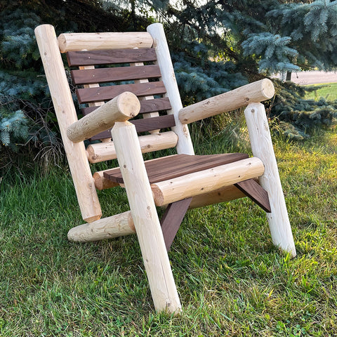 ThermaFusion Cedar Log Lounge Chair