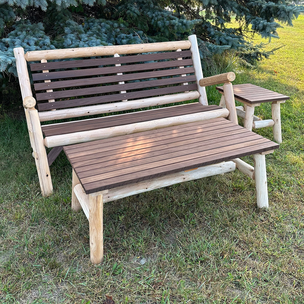 ThermaFusion Cedar Log Coffee Table