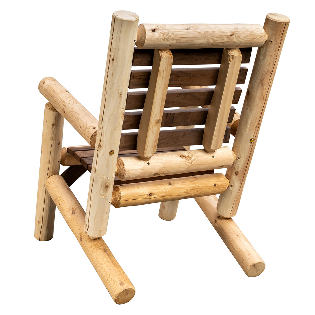 ThermaFusion Cedar Log Lounge Chair