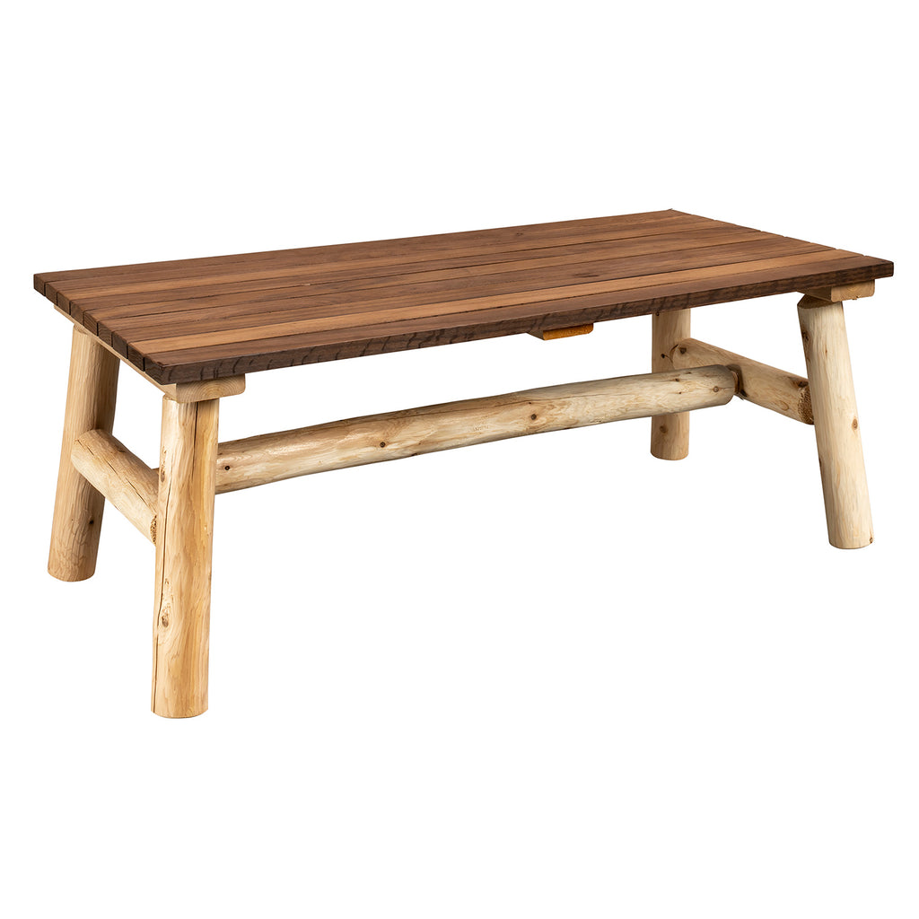 ThermaFusion Cedar Log Coffee Table