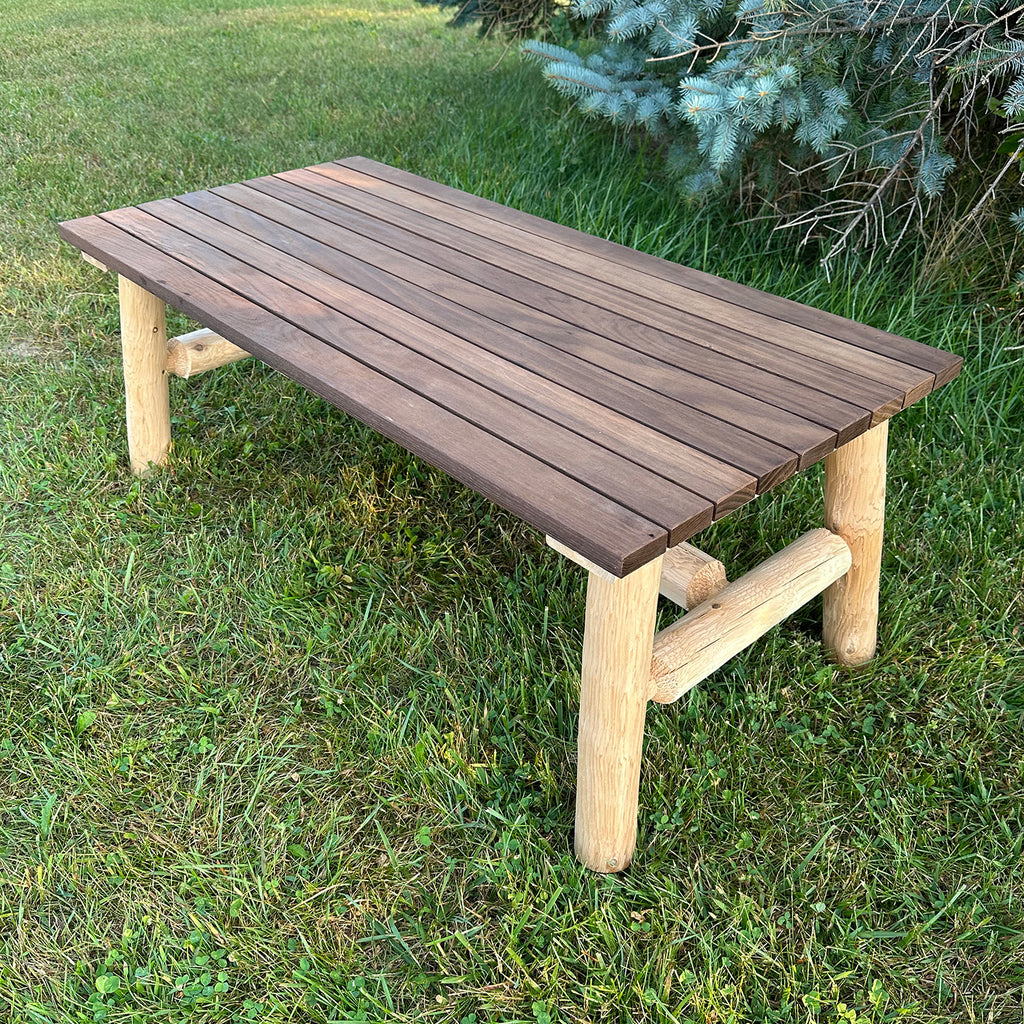 ThermaFusion Cedar Log Coffee Table