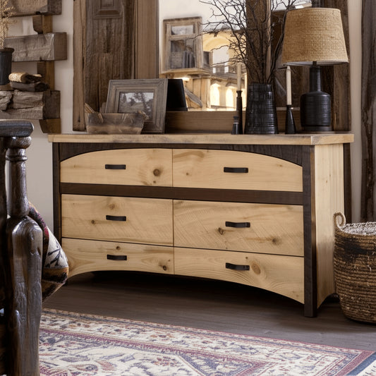 Trailbend Rough Sawn 6 Drawer Dresser