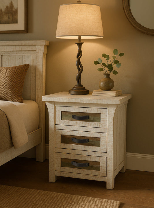 Settler's Cottage 3 Drawer Nightstand