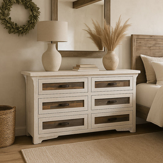 Settler's Cottage 6 Drawer Dresser