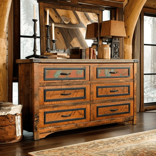 Copper Ridge 6 Drawer Dresser