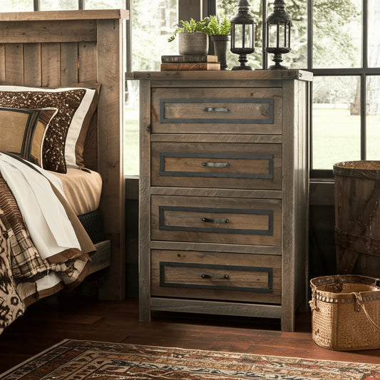 Pioneer Pine 4 Drawer Chest