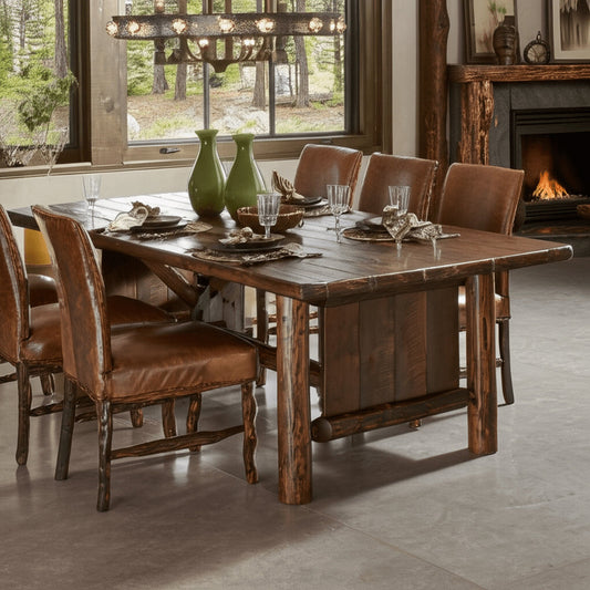 Heritage Hollow Log Dining Table