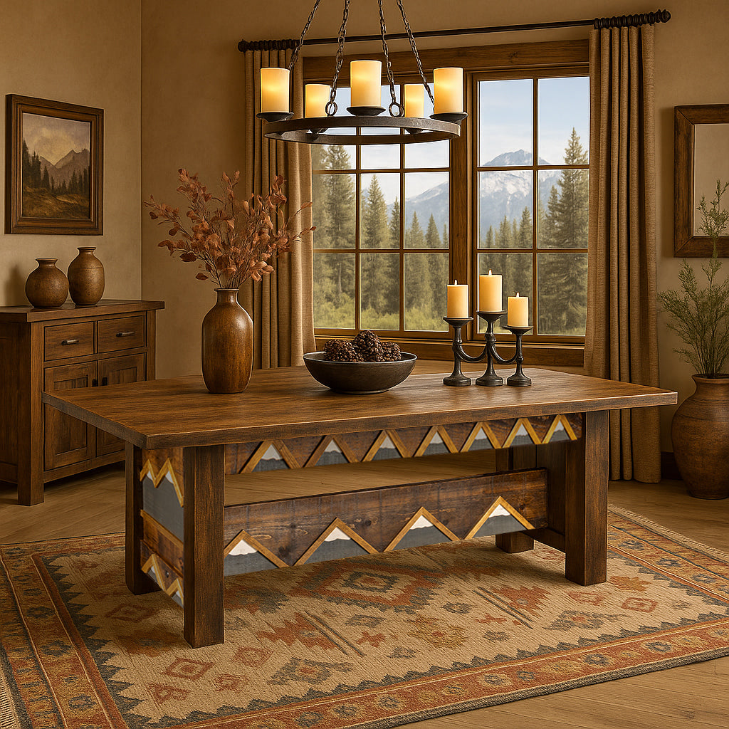 Appalachian Roots Dining Table – Real Rustic Furniture