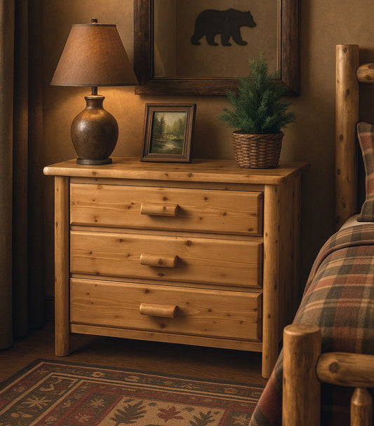 True North Timber 3 Drawer Chest