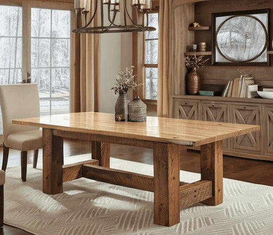 Millcraft Solid Pine Top Dining Table