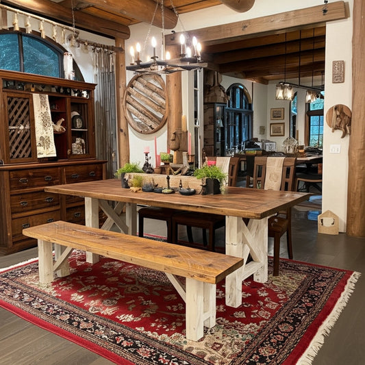 Rustic Dining Bench
