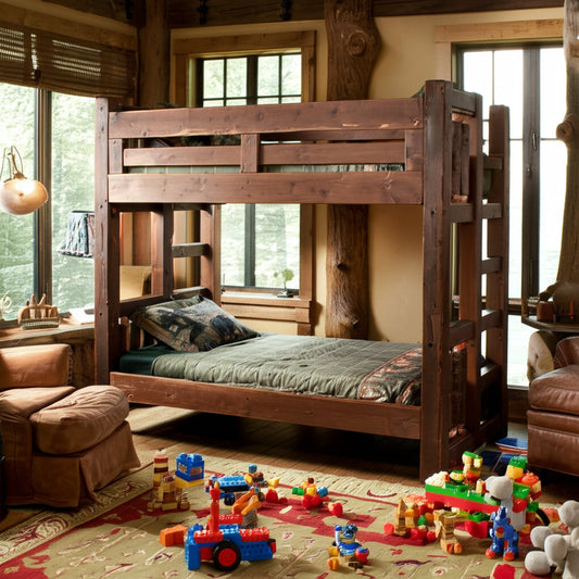 Millcraft Hickory Spindle Bunk Bed