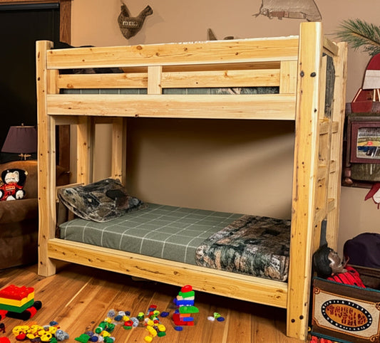 Millcraft Hickory Spindle Bunk Bed