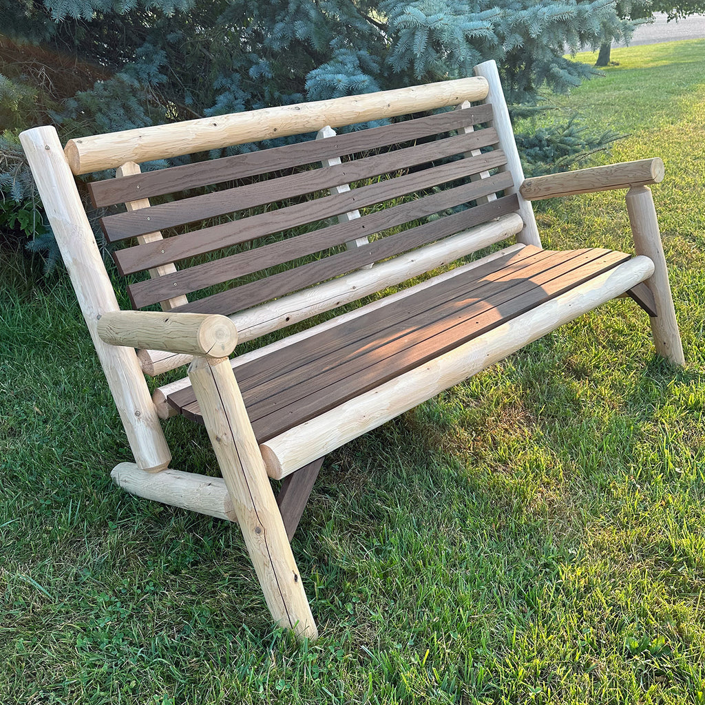 ThermaFusion Cedar Log 5 Foot Loveseat