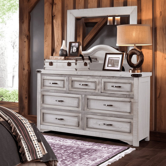 Timber Tradition Barnwood 7 Drawer Dresser