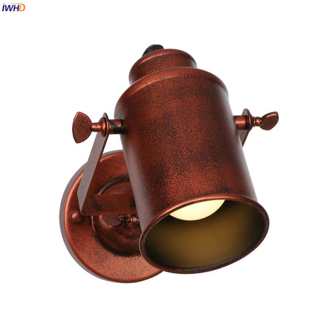 IWHD Rustic Antique Vintage Wall Lamp