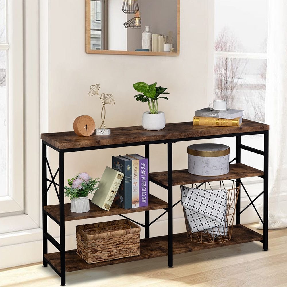 Rustic Hallway Table Easy Assembly - Real Rustic Furniture