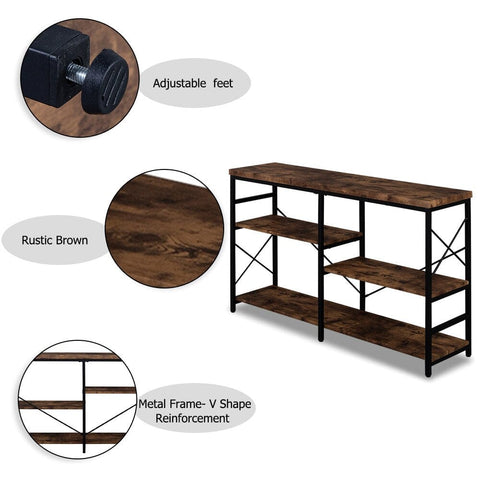 Rustic Hallway Table Easy Assembly - Real Rustic Furniture