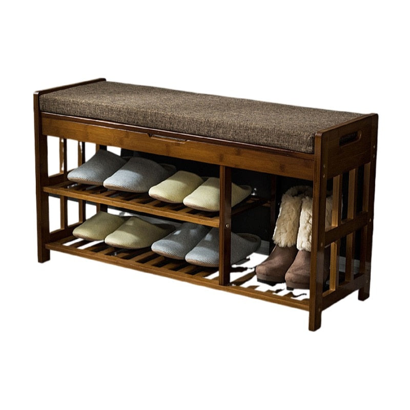 Bamboo Shoe Rack Storage